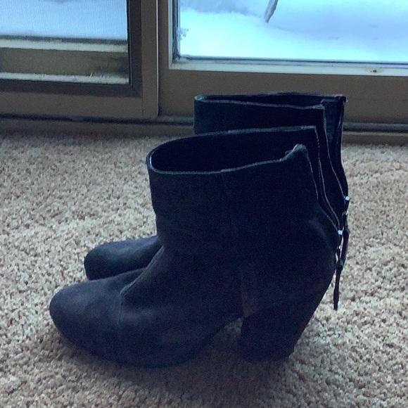 Rag and Bone grey suede Newbury boot side 9 - Picture 3 of 6